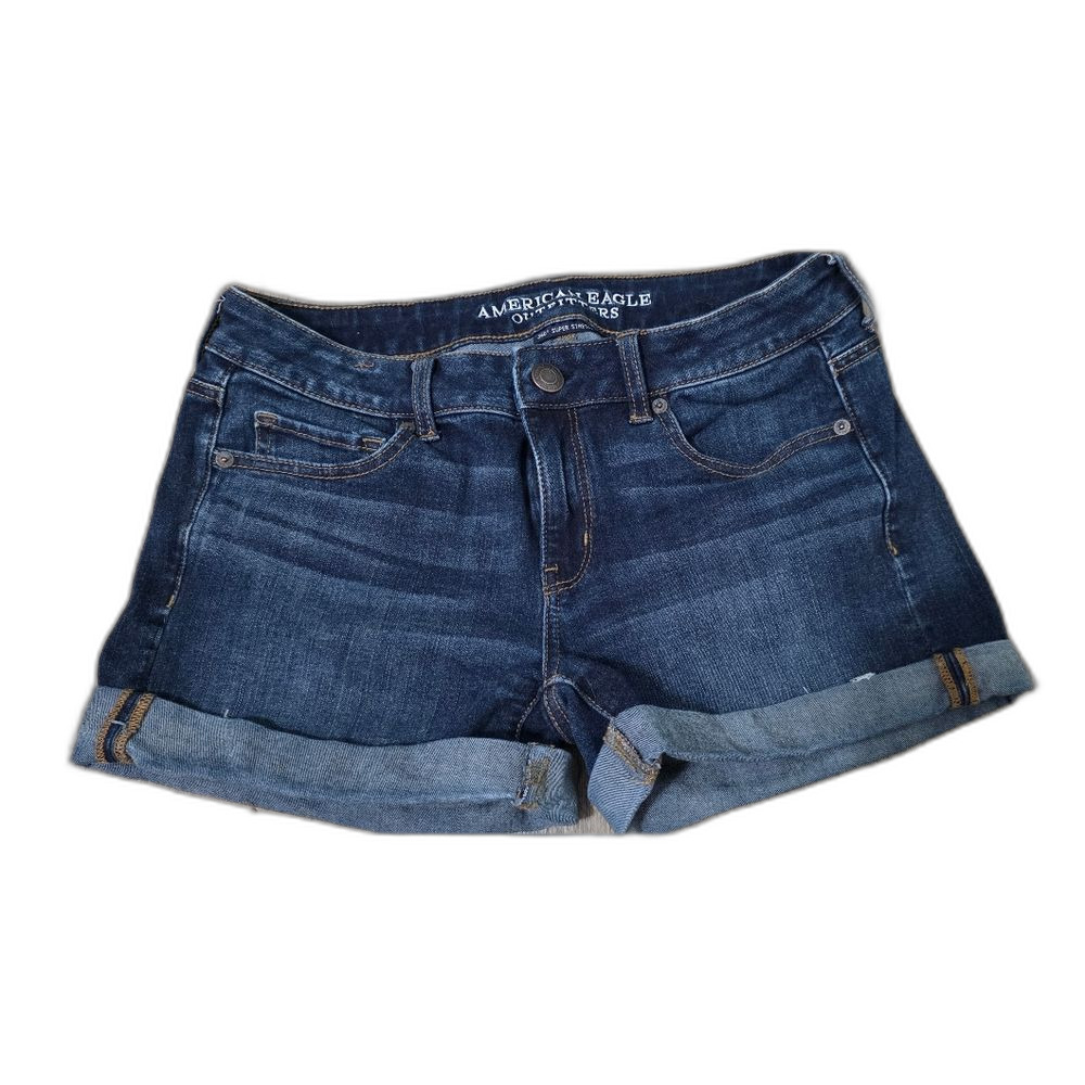 Women’s Jean Shorts – Deep Indigo, Size 12